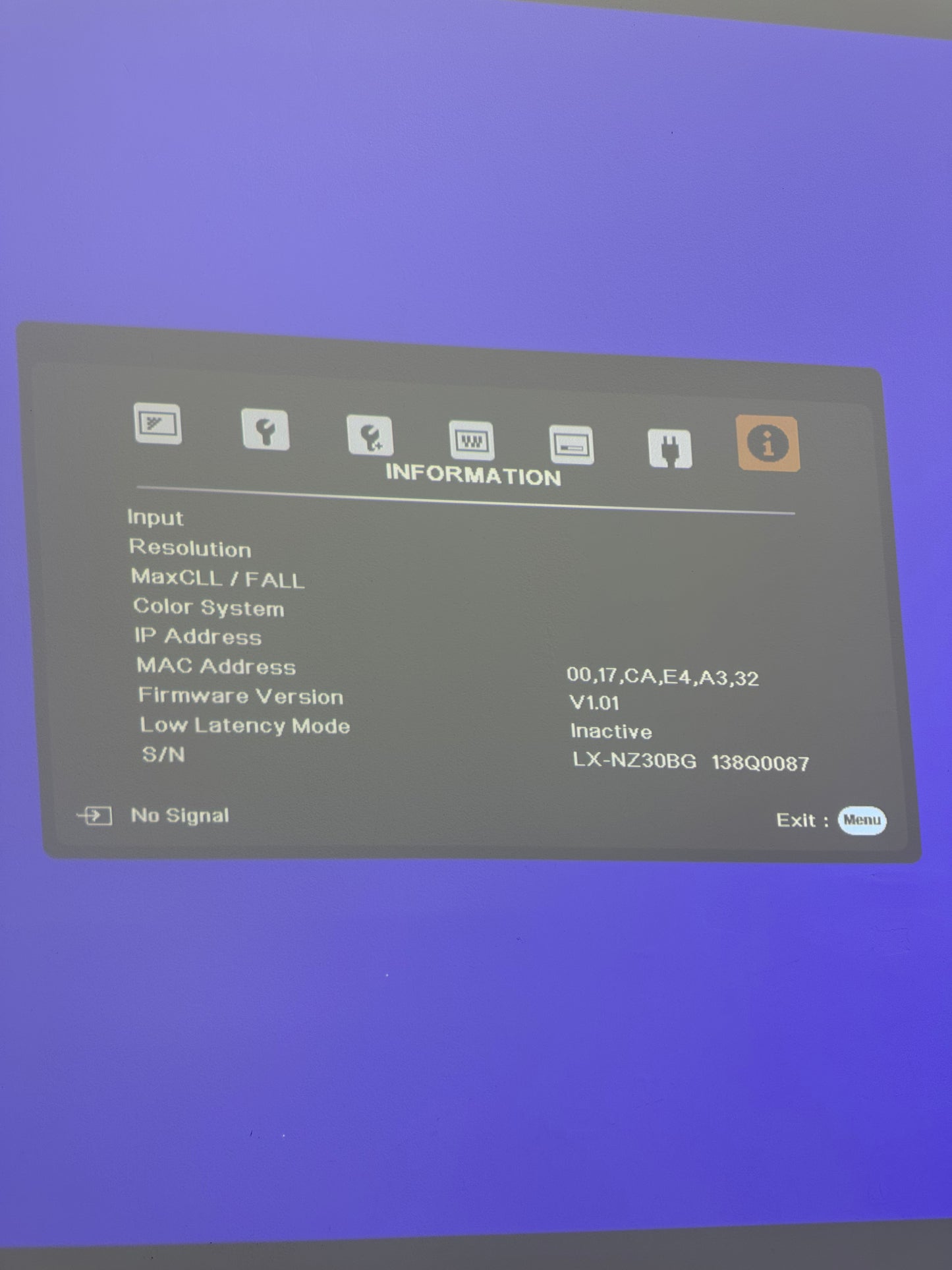JVC LX-NZ30BG 4K Laser DLP Home Theater and Gaming Projector 