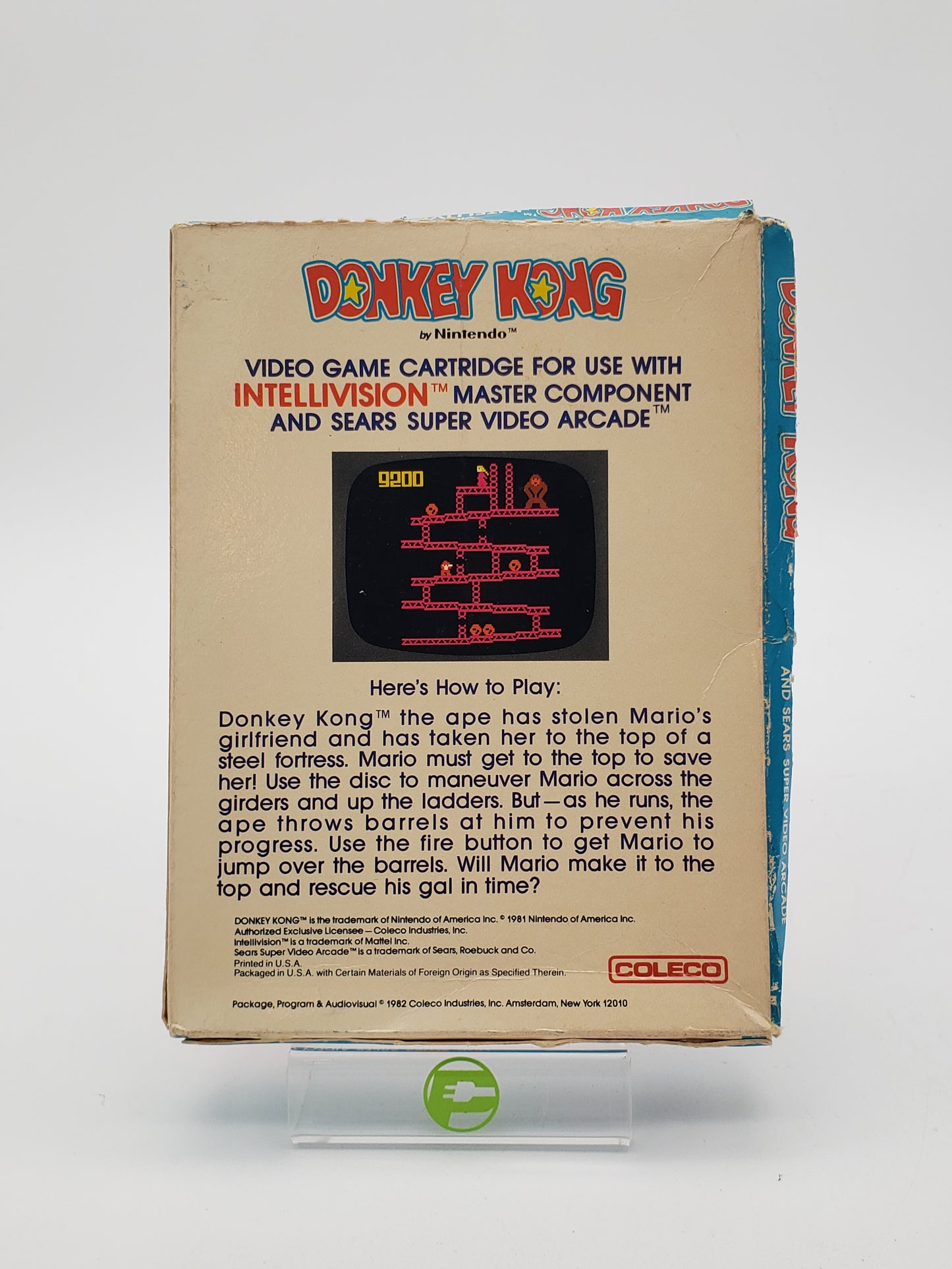 Donkey Kong (Mattel Intellivision, 1981, CIB)