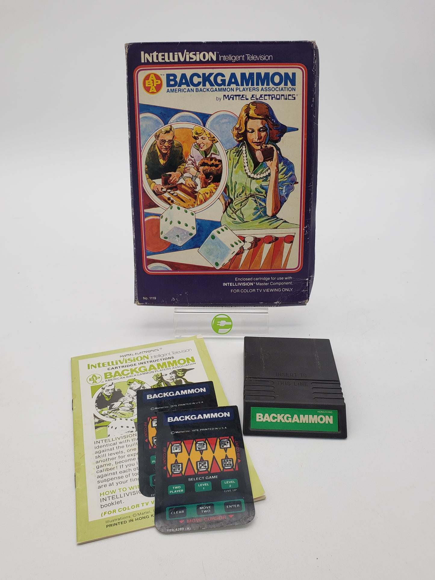 Backgammon (Mattel Intellivision, 1979, CIB)