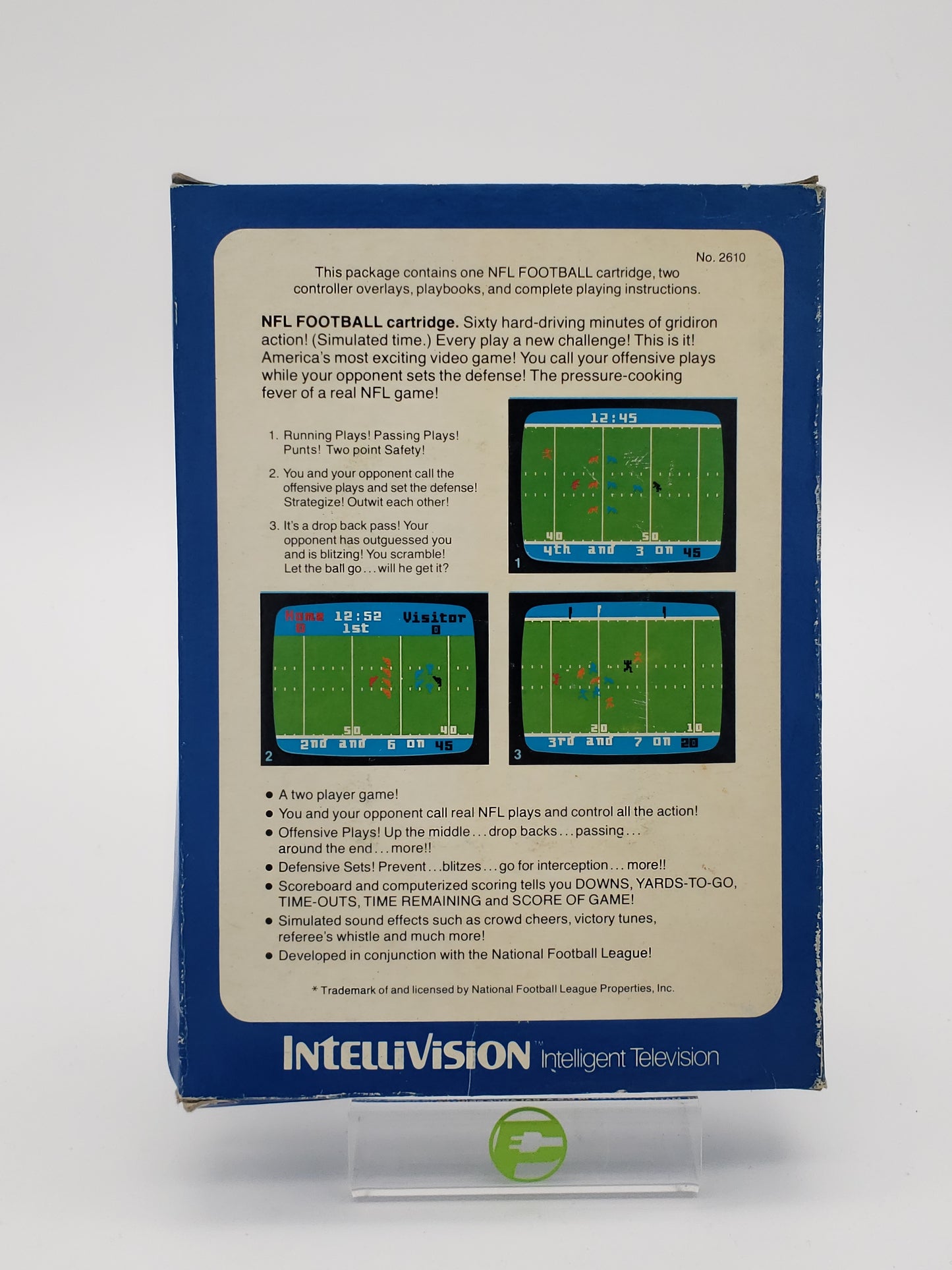 NFL Football (Mattel Intellivision, 1979)