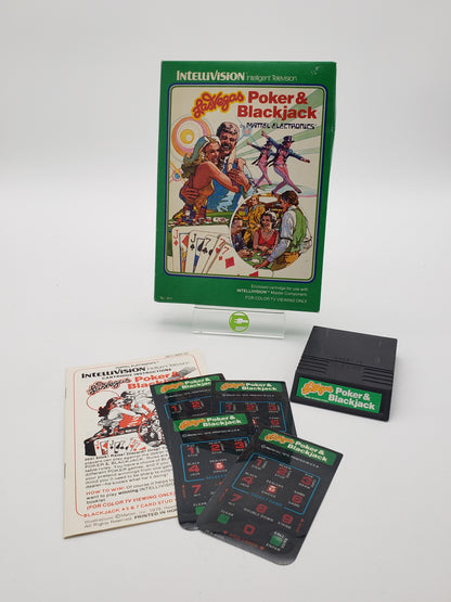 Las Vegas: Poker+Blackjack and Roulette (Mattel Intellivision, 1980, CIB)