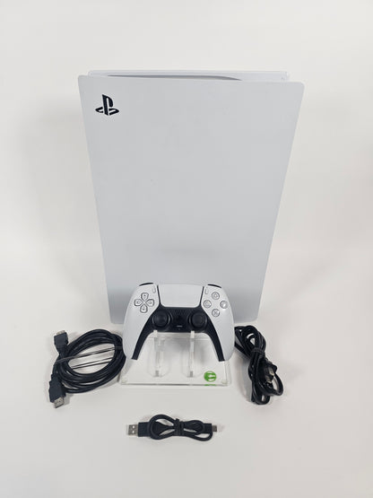 Sony PlayStation 5 Disc PS5 825GB White Console Gaming System CFI-1015A