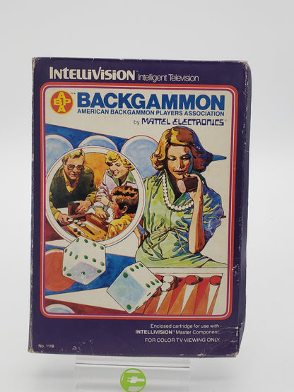 Backgammon (Mattel Intellivision, 1979, CIB)