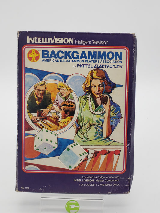 Backgammon (Mattel Intellivision, 1979, CIB)