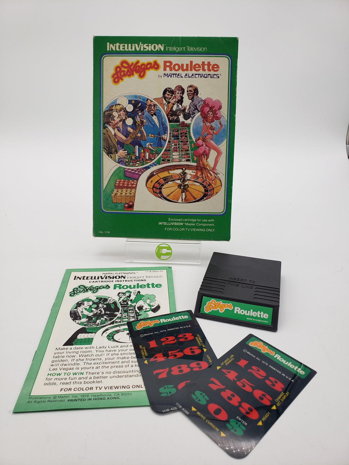 Las Vegas: Poker+Blackjack and Roulette (Mattel Intellivision, 1980, CIB)