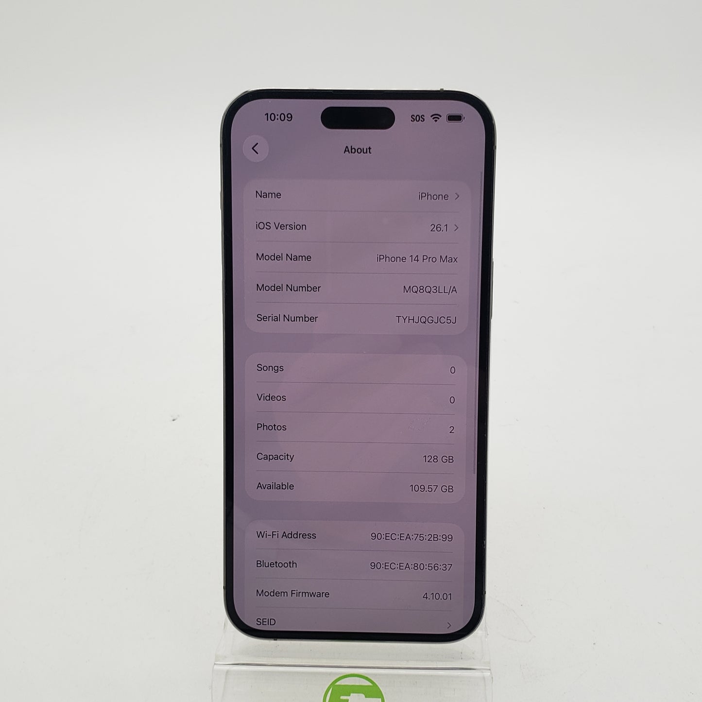 Factory Unlocked Apple iPhone 14 Pro Max 128GB Gold MQ8Q3LL/A