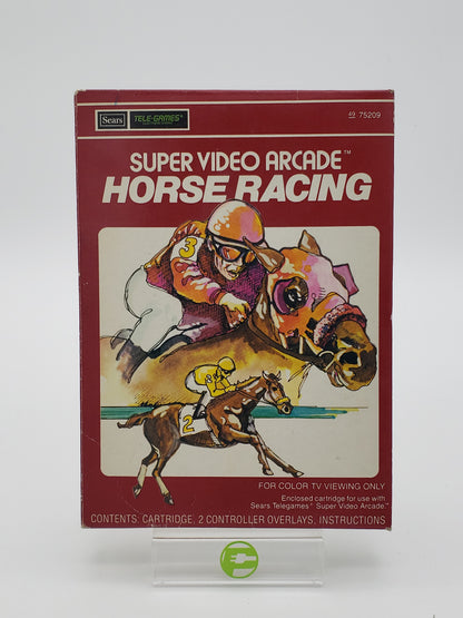 Horse Racing (Super Video Arcade, 1980, Rare, CIB)