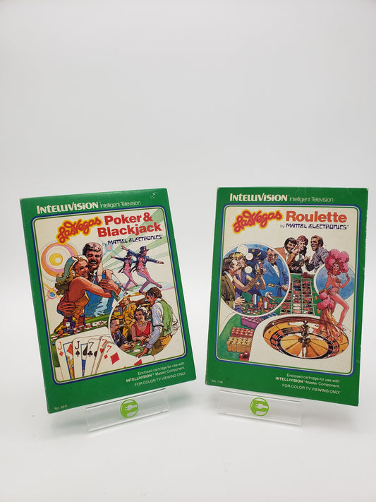 Las Vegas: Poker+Blackjack and Roulette (Mattel Intellivision, 1980, CIB)