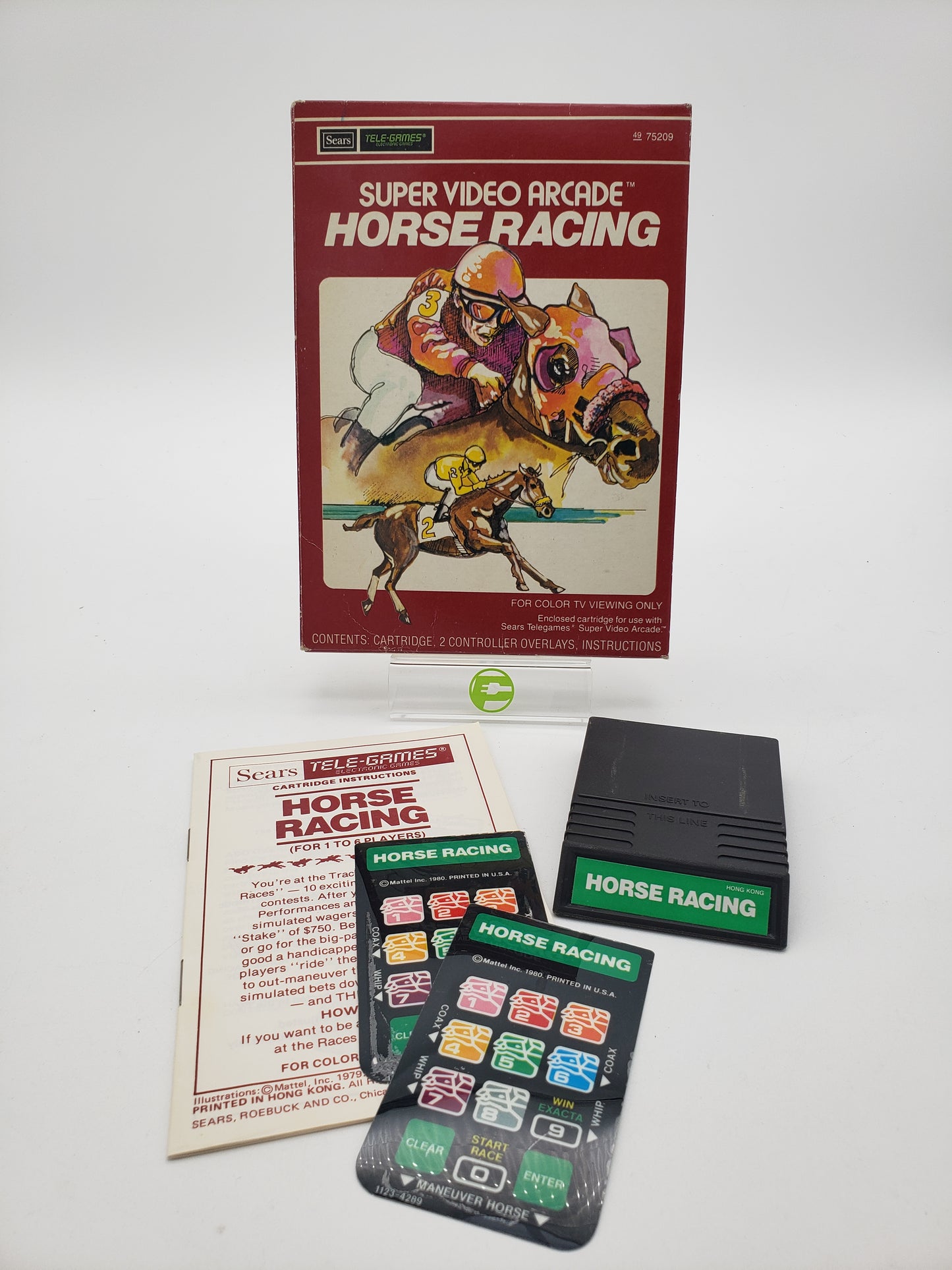 Horse Racing (Super Video Arcade, 1980, Rare, CIB)