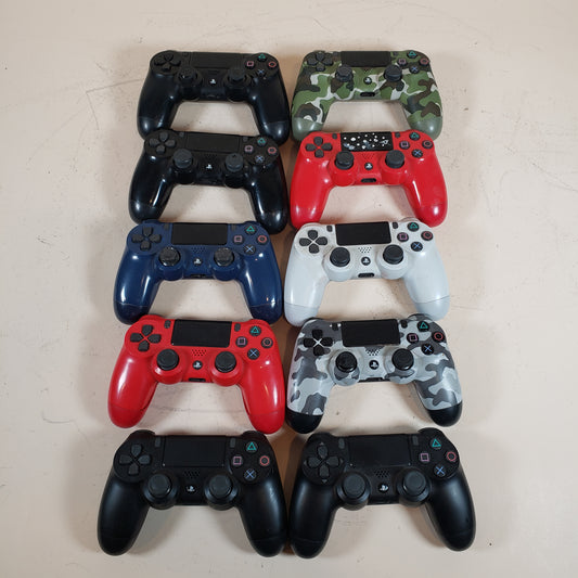 Lot of 10 Broken Sony PS4 Controller(s)