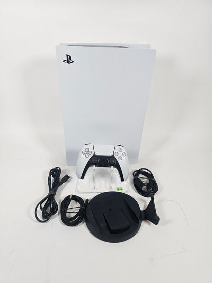Sony PlayStation 5 Disc PS5 825GB White Console Gaming System CFI-1015A