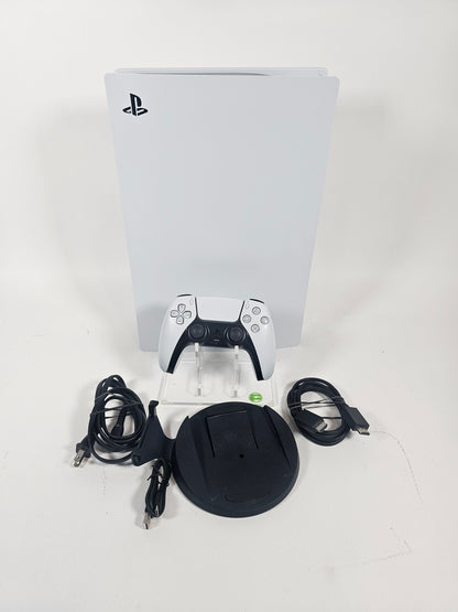 Sony PlayStation 5 Disc PS5 825GB White Console Gaming System CFI-1015A
